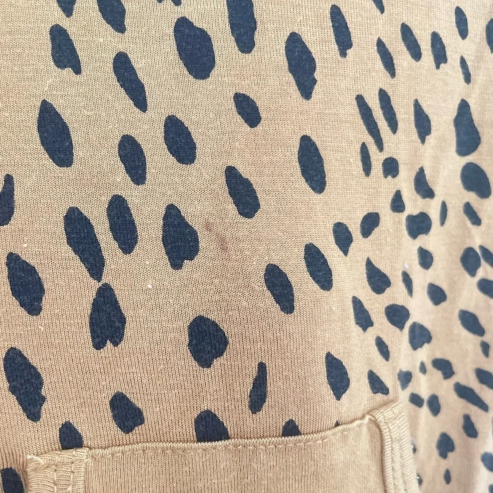 Kyte baby leopard print long all 3T longall nutmeg